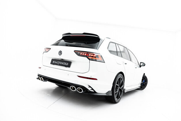 Diffusor Flaps V.1 passend für VW Golf R Variant Mk8 / Mk8 FL schwarz Hochglanz