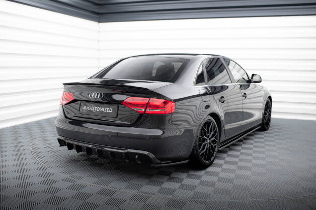 Diffusor Flaps V.2 passend für Audi A4 B8 schwarz Hochglanz