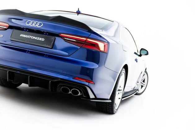 Diffusor Flaps V.2 passend für Audi S5 Coupe F5 schwarz Hochglanz