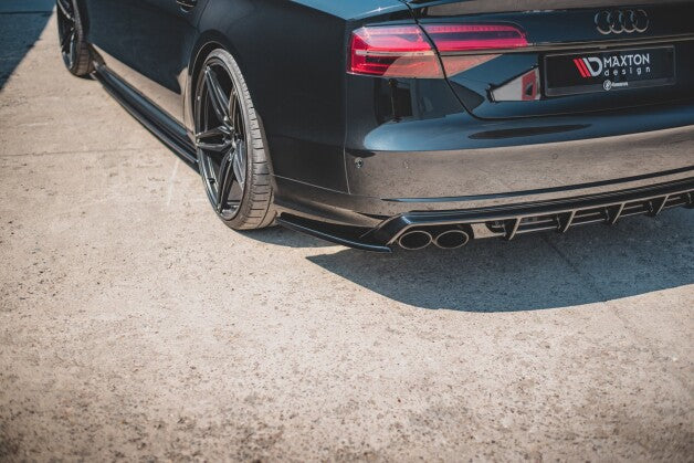 Diffusor Flaps V.2 passend für Audi S8 D4 FL schwarz Hochglanz