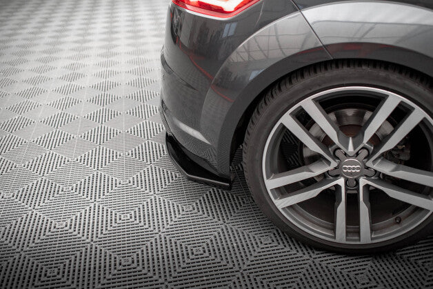 Diffusor Flaps V.2 passend für Audi TT S-Line 8S schwarz Hochglanz