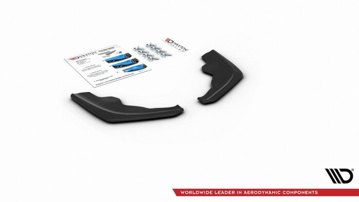 Diffusor Flaps V.2 passend für BMW 1er F40 M-Paket schwarz Hochglanz