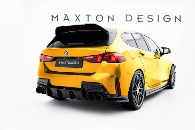 Diffusor Flaps V.2 passend für BMW 1er M-Paket F70 schwarz Hochglanz (4255647856244)
