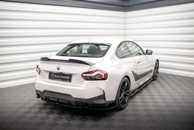 Diffusor Flaps V.2 passend für BMW 2 Coupe M-Paket G42 schwarz Hochglanz