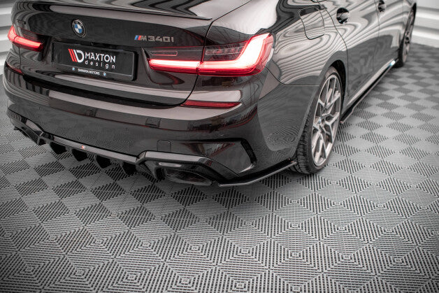 Diffusor Flaps V.2 passend für BMW 3er M-Paket G20 / G21 roter Kern