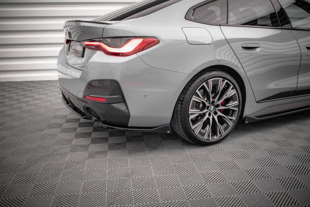 Diffusor Flaps V.2 passend für BMW 4er Gran Coupe M-Paket G26 schwarz Hochglanz