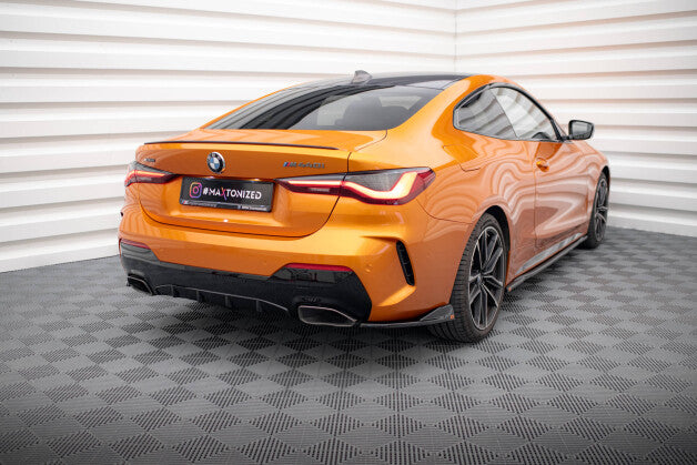 Diffusor Flaps V.2 passend für BMW 4er M440i G22 / G23 / G22 FL / G23 FL schwarz Hochglanz