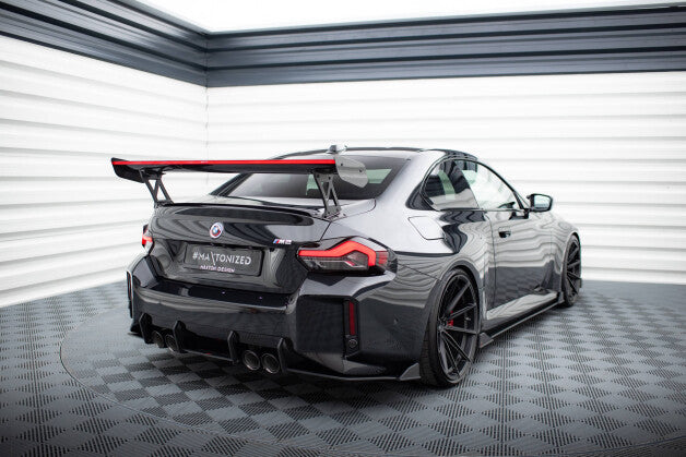Diffusor Flaps V.2 passend für BMW M2 G87 schwarz matt