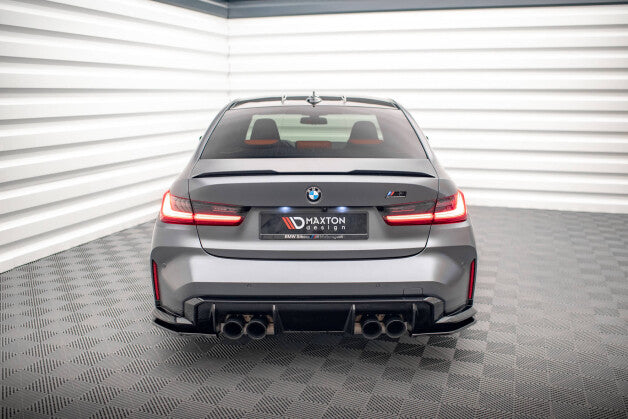 Diffusor Flaps V.2 passend für BMW M3 Limousine / Touring G80 / G81 schwarz Hochglanz