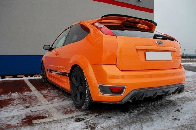 Diffusor Flaps V.2 passend für Ford Focus ST Mk2 schwarz Hochglanz
