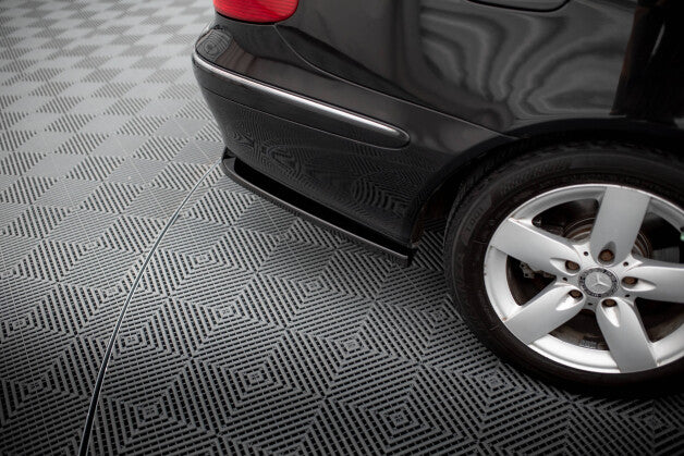 Diffusor Flaps V.2 passend für Mercedes CLK W209 schwarz Hochglanz