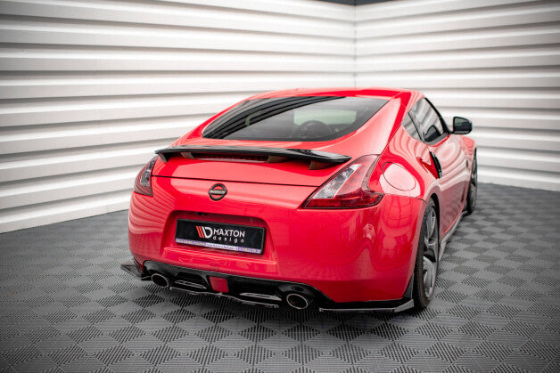 Diffusor Flaps V.2 passend für Nissan 370Z schwarz Hochglanz