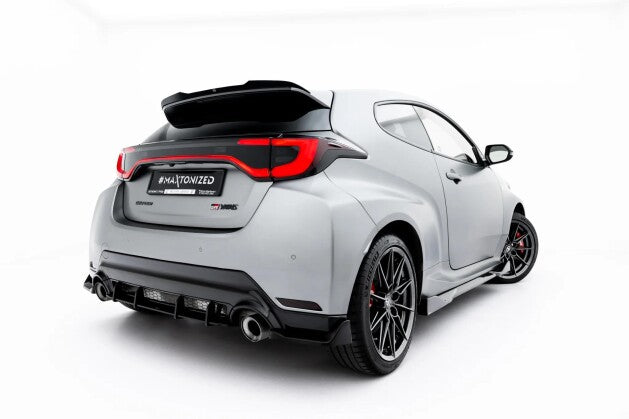 Diffusor Flaps V.2 passend für Toyota GR Yaris Mk4 Facelift schwarz Hochglanz