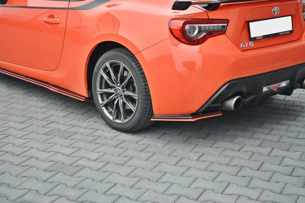 Diffusor Flaps V.2 passend für Toyota GT86 FL schwarz Hochglanz