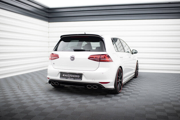 Diffusor Flaps V.2 passend für VW Golf 7 R schwarz Hochglanz