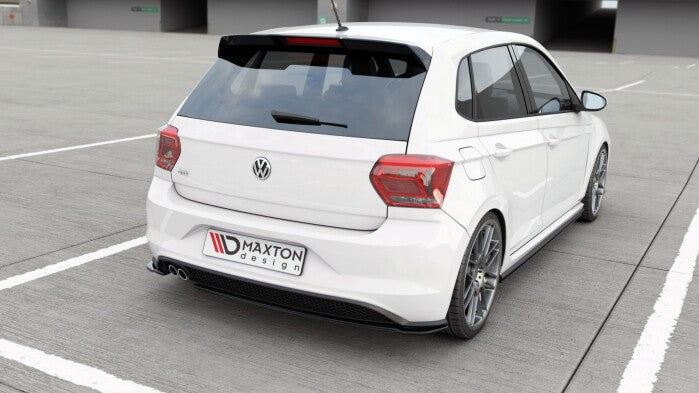 Diffusor Flaps V.2 passend für VW Polo GTI / R-line Mk6 schwarz Hochglanz