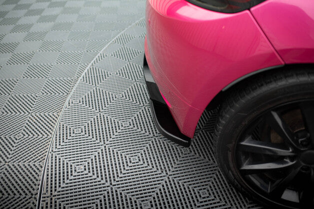 Diffusor Flaps V.2 passend für VW Scirocco Mk3 schwarz Hochglanz