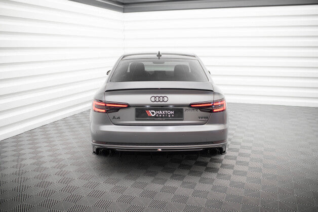 Diffusor Flaps V.3 passend für Audi A4 S-line B9 schwarz Hochglanz