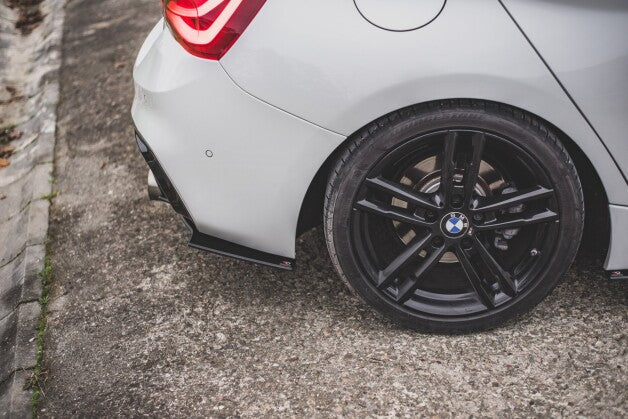 Diffusor Flaps V.3 passend für BMW 1er F20 M-Paket FL / M140i roter Kern