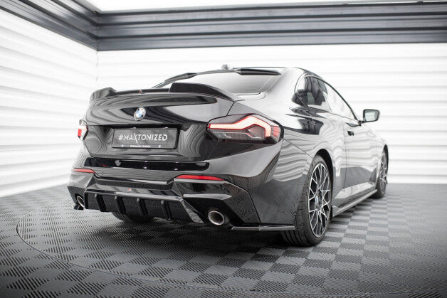 Diffusor Flaps V.3 passend für BMW 2 G42 schwarz Hochglanz