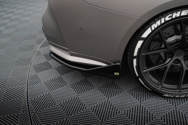 Diffusor Flaps V.3 passend für BMW M4 G82 / G82 FL schwarz Hochglanz