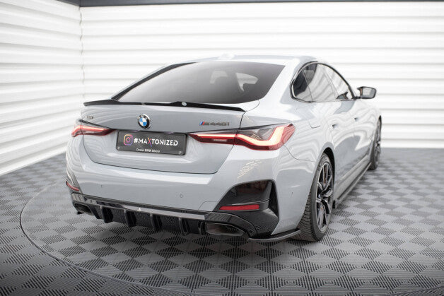 Diffusor Flaps V.3 passend für BMW M440i Gran Coupe G26 schwarz Hochglanz