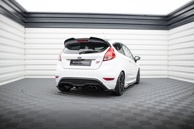 Diffusor Flaps V.3 passend für Ford Fiesta ST Mk7 FL schwarz Hochglanz