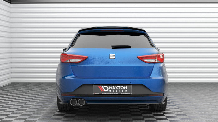 Diffusor Flaps V.3 passend für Seat Leon FR Sportstourer Mk3 schwarz Hochglanz