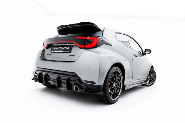 Diffusor Flaps V.3 passend für Toyota GR Yaris Mk4 Facelift schwarz Hochglanz