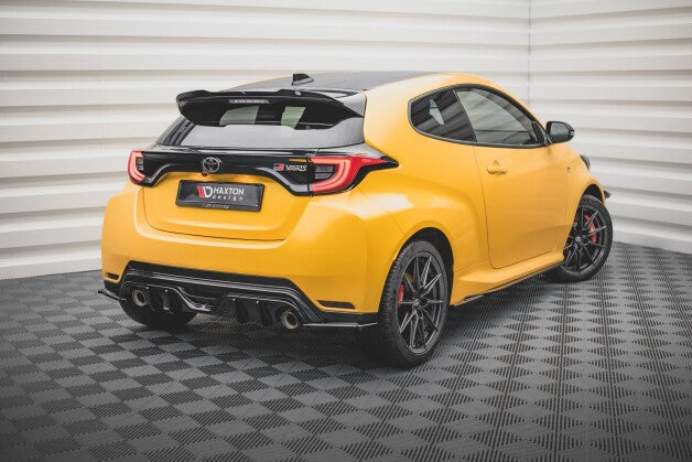 Diffusor Flaps V.3 passend für Toyota GR Yaris Mk4 schwarz Hochglanz