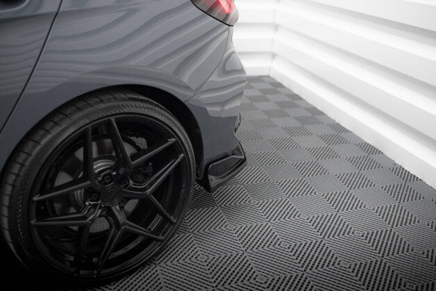 Diffusor Flaps V.4 passend für BMW 1er M-Paket / M135i / 128ti F40 schwarz Hochglanz