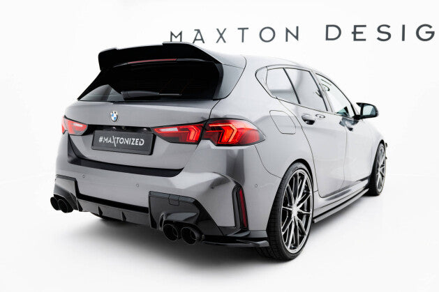 Diffusor Flaps V.4 passend für BMW M135i F70 schwarz Hochglanz