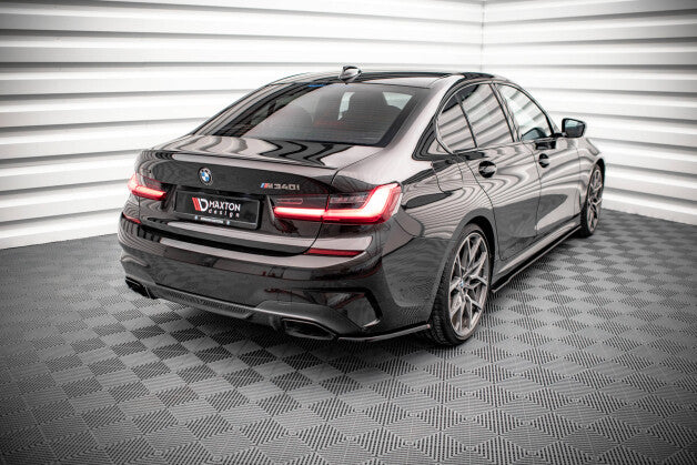Diffusor Flaps V.4 passend für BMW M340i G20 / G21 schwarz Hochglanz