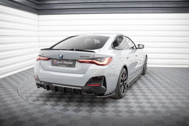 Diffusor Flaps V.4 passend für BMW M440i Gran Coupe G26 schwarz Hochglanz