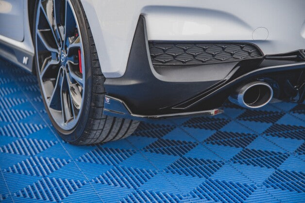 Diffusor Flaps V.4 passend für Hyundai I30 N Mk3 Hatchback schwarz Hochglanz
