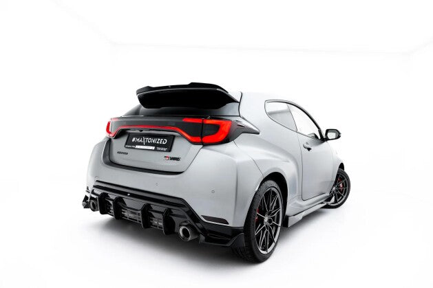 Diffusor Flaps V.4 passend für Toyota GR Yaris Mk4 Facelift schwarz Hochglanz
