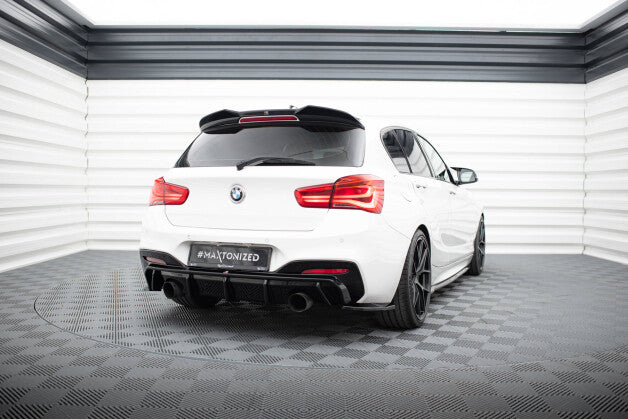 Diffusor Flaps V.5 passend für BMW 1er M-Paket / M140i F20 FL schwarz Hochglanz