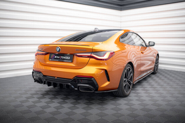 Diffusor Flaps V.5 passend für BMW 4er M440i G22 / G23 / G22 FL / G23 FL schwarz Hochglanz