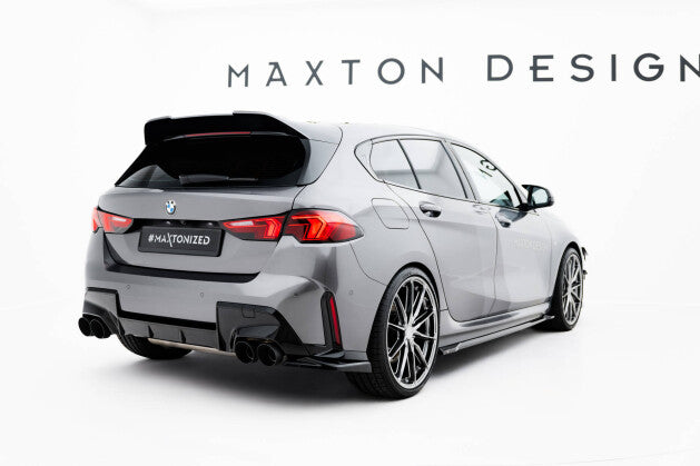 Diffusor Flaps V.5 passend für BMW M135i F70 schwarz Hochglanz