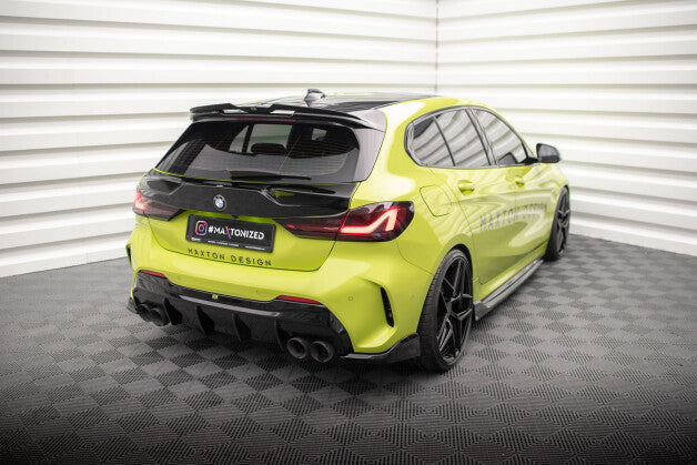Diffusor Flaps V.6 passend für BMW 1er M-Paket / M135i / 128ti F40 schwarz Hochglanz