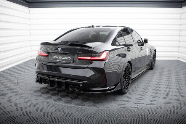 Diffusor Flaps V.6 passend für BMW M3 Limousine / Touring G80 / G81 schwarz Hochglanz