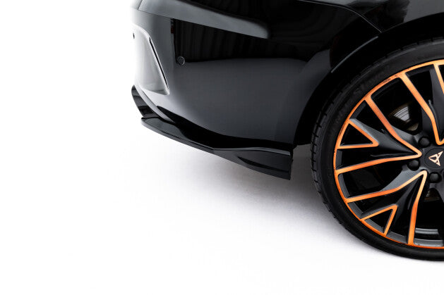 Diffusor Flaps V.6 passend für CUPRA Leon ST Mk1 FL schwarz Hochglanz