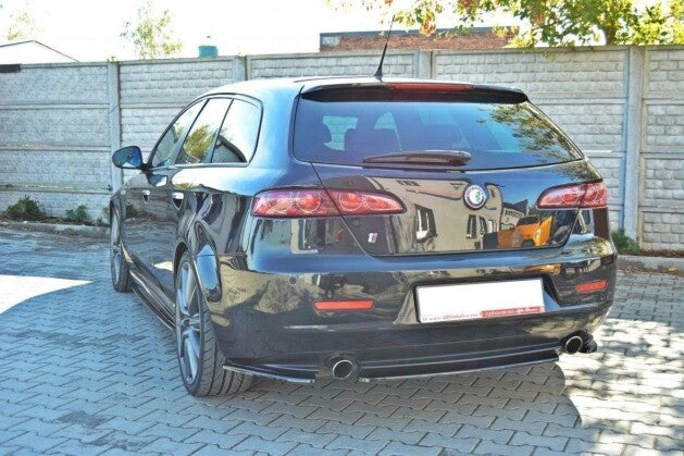 Diffusor Heckansatz passend für Alfa Romeo 159 Carbon Look