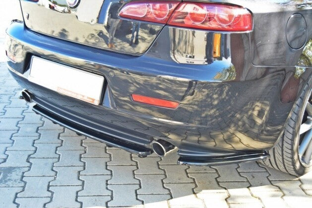 Diffusor Heckansatz passend für Alfa Romeo 159 schwarz matt (4251937800508)