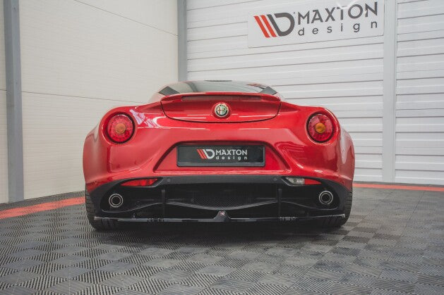 Diffusor Heckansatz passend für Alfa Romeo 4C schwarz Hochglanz