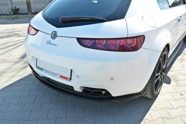 Diffusor Heckansatz passend für Alfa Romeo Brera schwarz Hochglanz