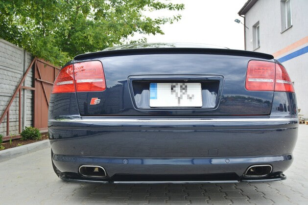 Diffusor Heckansatz passend für Audi A8 W12 D3 schwarz Hochglanz (4251937812198)