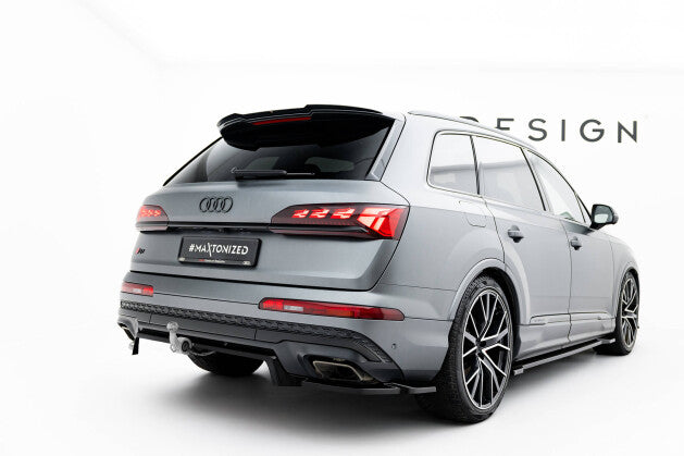 Diffusor Heckansatz passend für Audi Q7 S-Line Mk2 FL 2 schwarz Hochglanz
