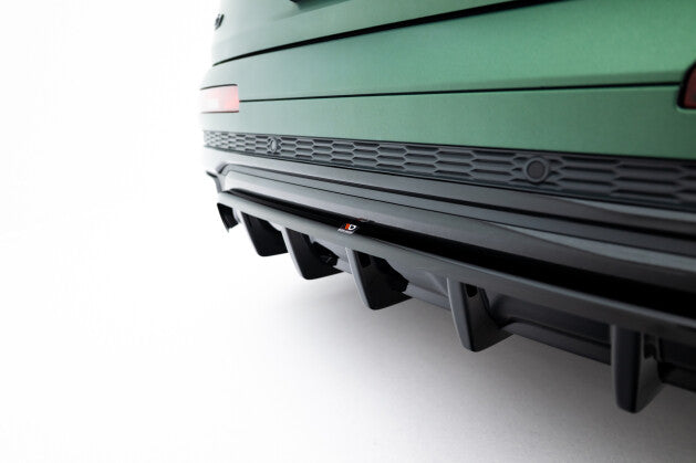 Diffusor Heckansatz passend für Audi Q7 S-Line Mk2 FL schwarz Hochglanz