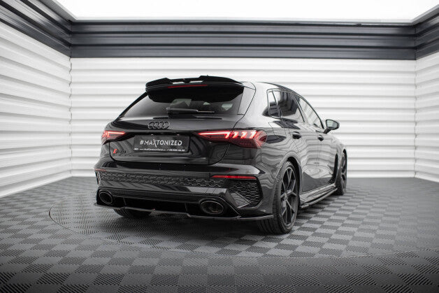 Diffusor Heckansatz passend für Audi RS3 Sportback 8Y schwarz Hochglanz